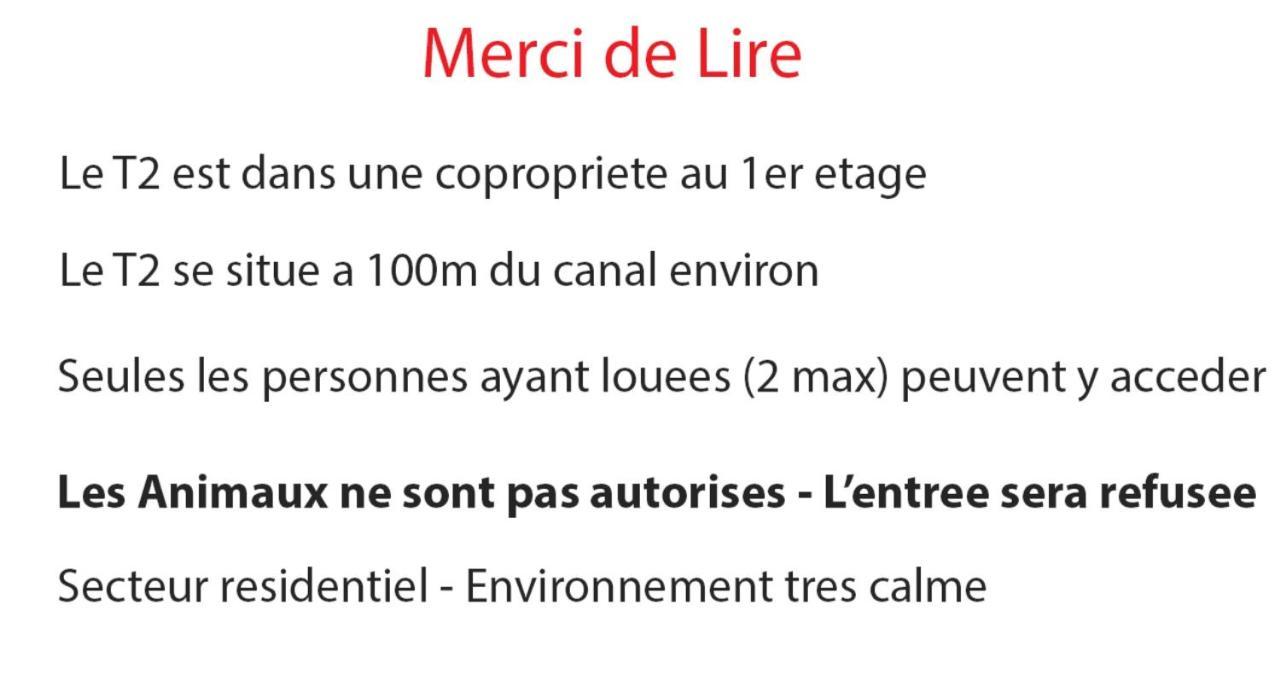 T1 Bis Tres Proche Centre Et Canal Narbonne Kültér fotó